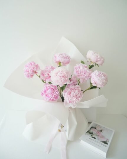 Pink Peonies Posy (L)